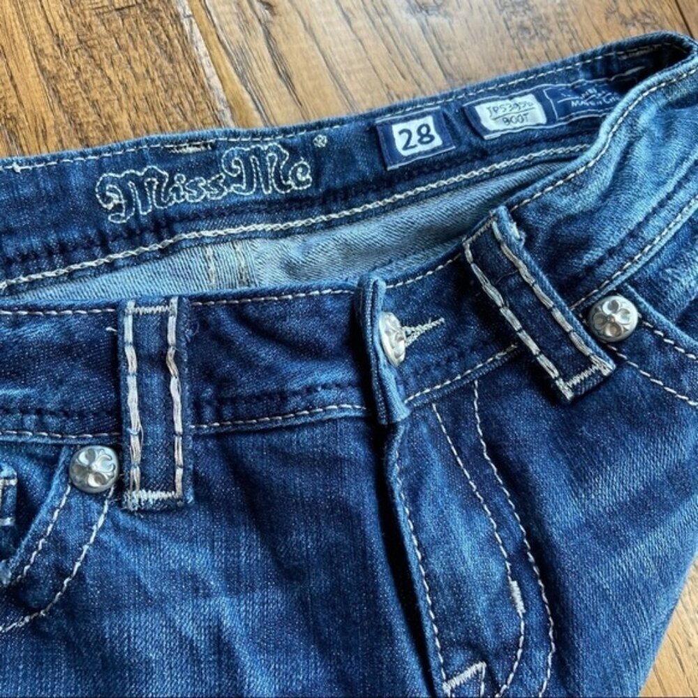 Miss Me boot cut jeans size 28 - Picture 7 of 9